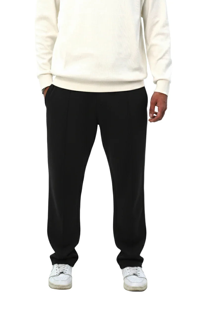 Pintuck Trouser Black