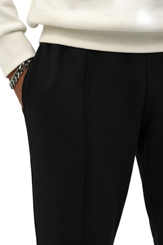 Black Pintuck Trouser