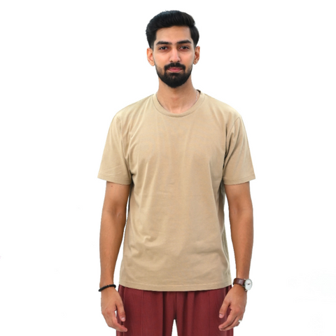 Basic Fit T-Shirt with Back Panel Detail