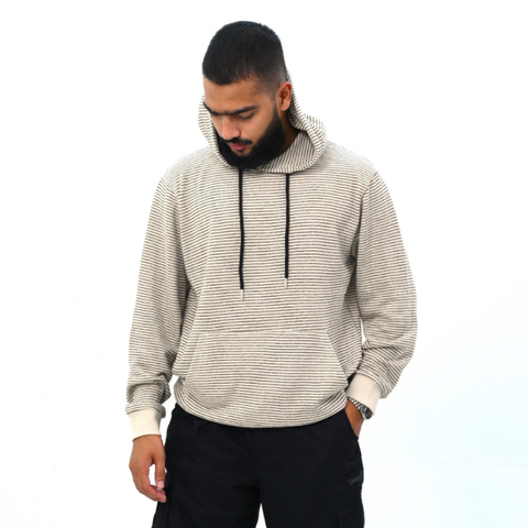 Dobby Stripe Hoodie
