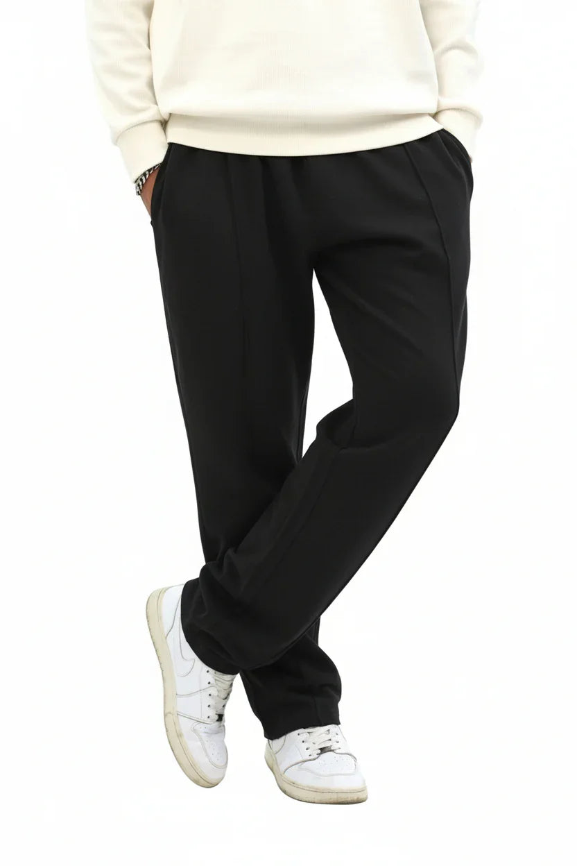 Black Pintuck Trouser