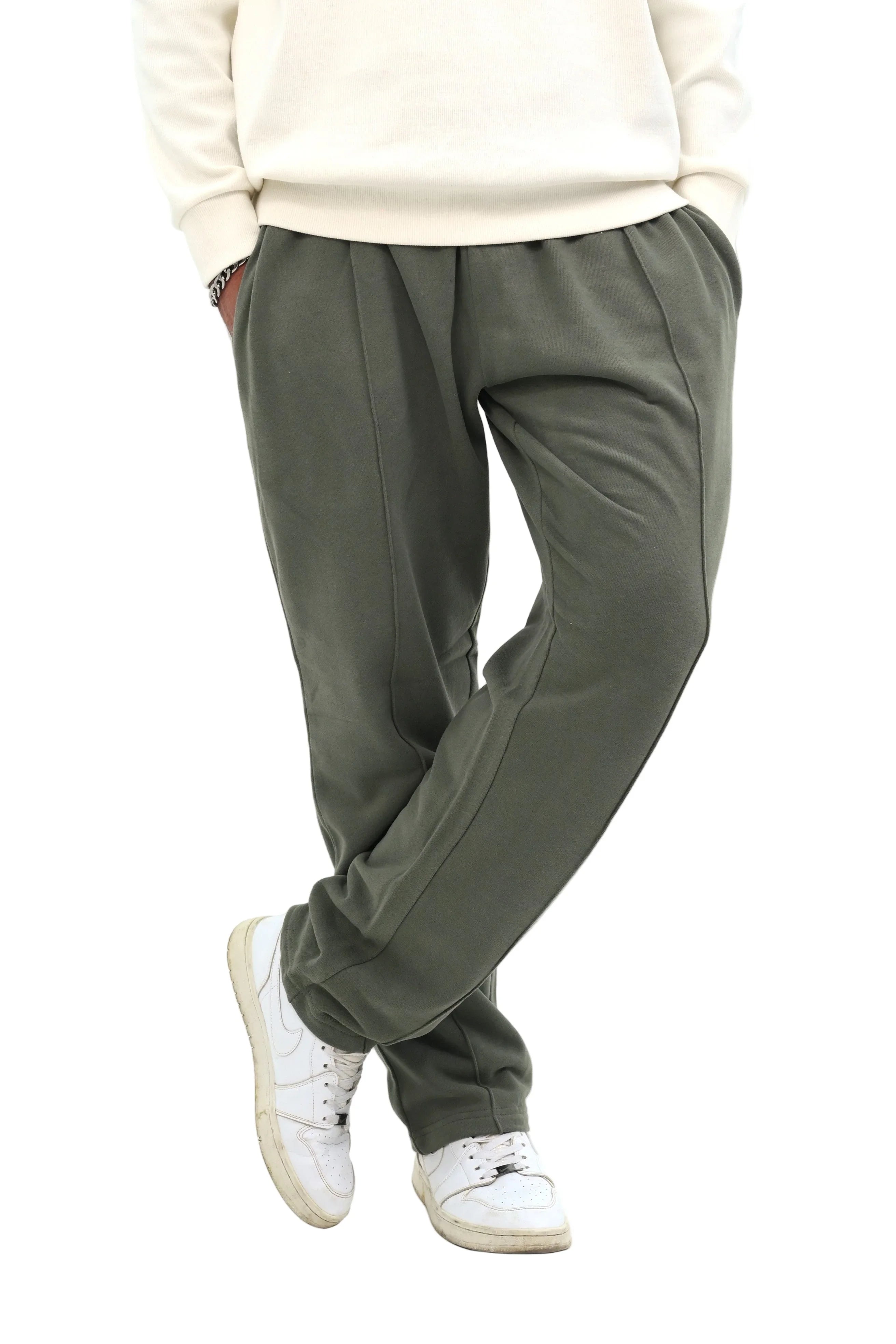 Green Trouser Pintuck