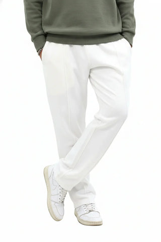 White Pintuck Trouser