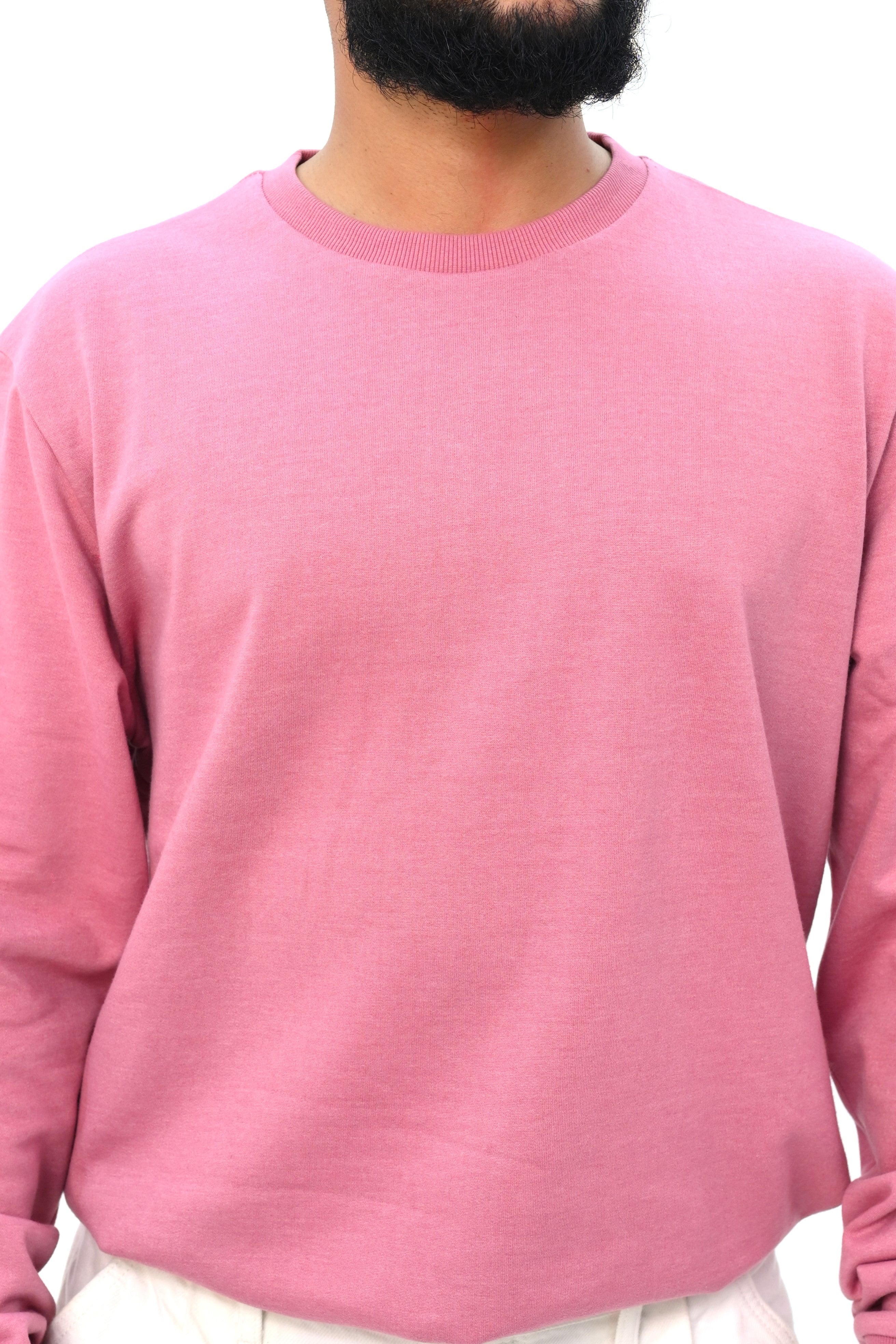 Loose Fit Sweatshirt with Bungee Cord Hem