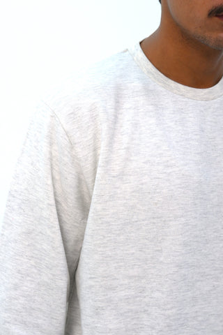Drop Shoulder Ribbed Sweatshirt
