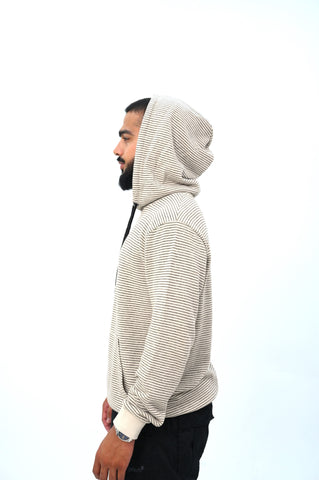 Dobby Stripe Hoodie