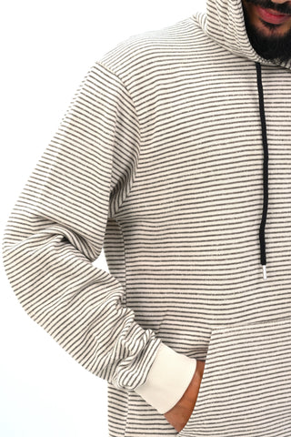 Dobby Stripe Hoodie