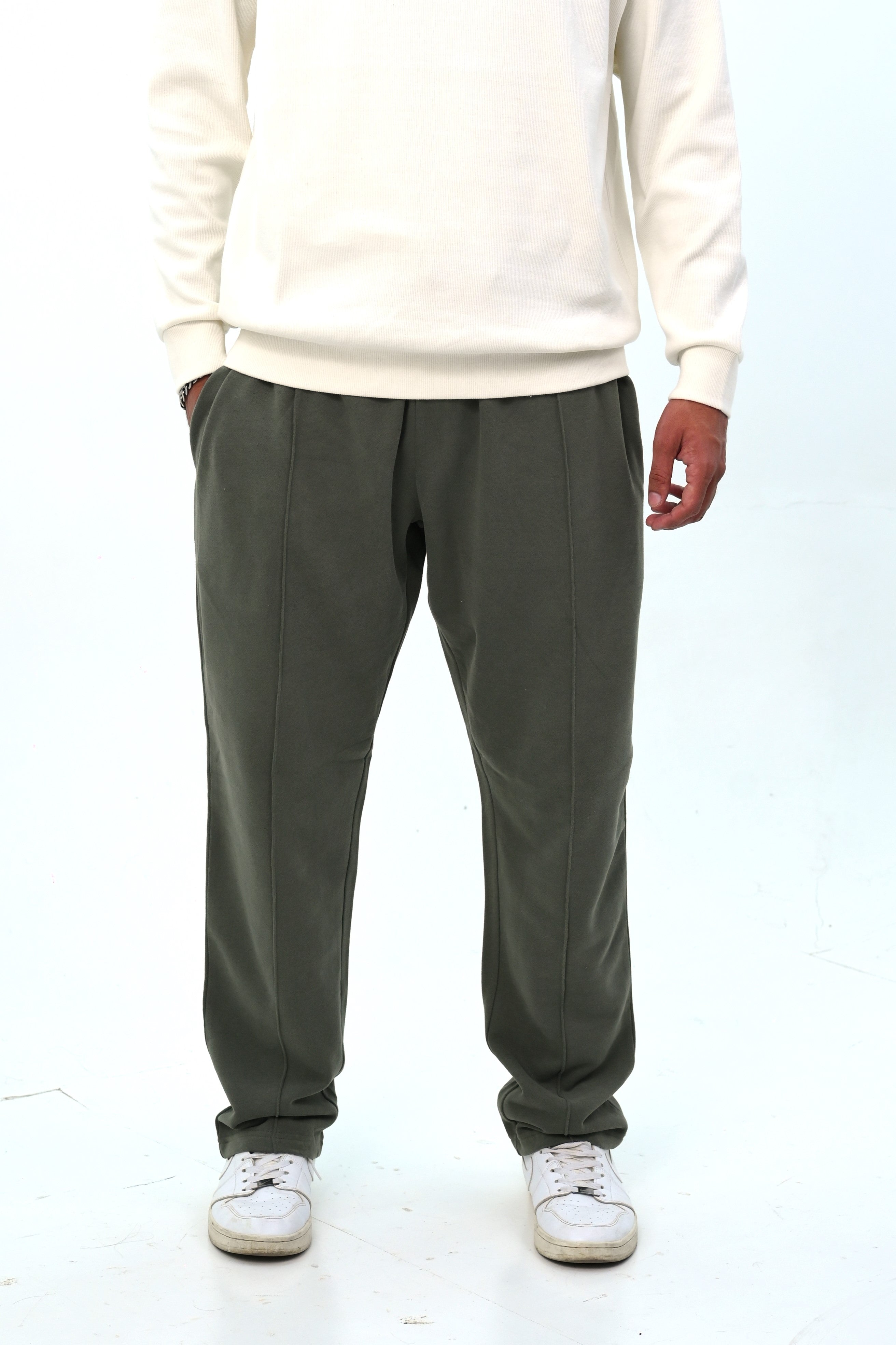 Loose Fit Pintuck Trousers