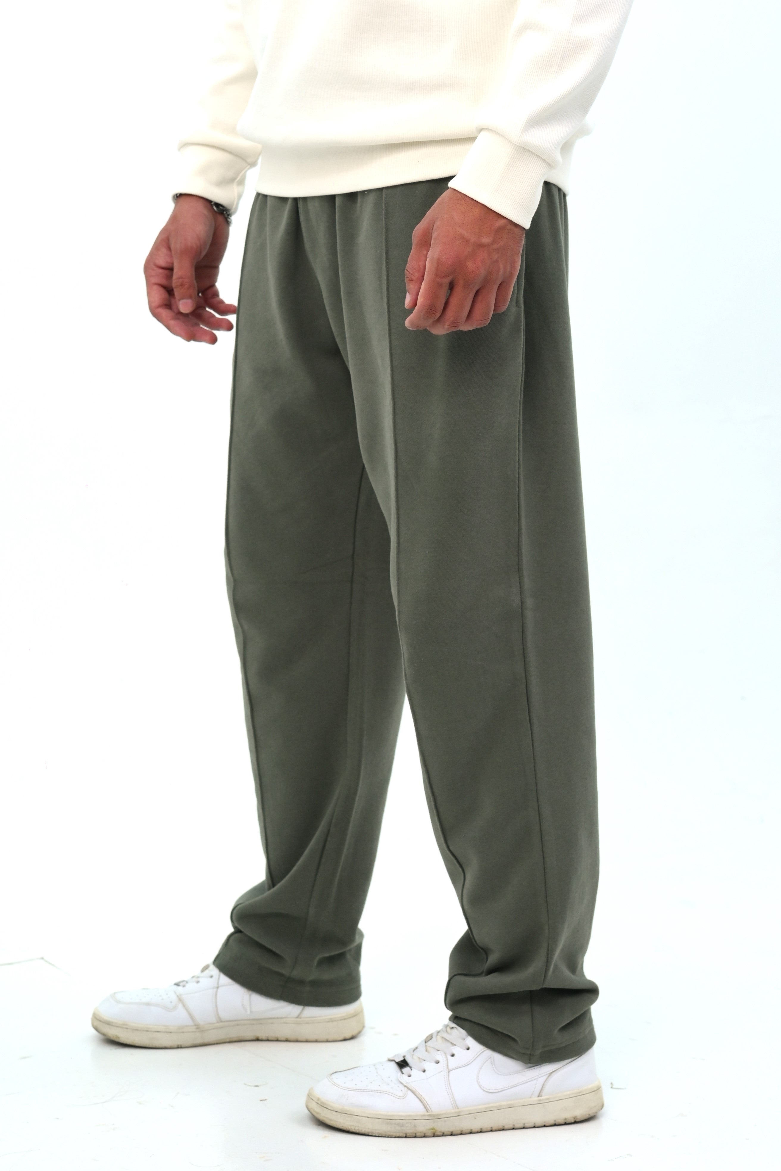 Loose Fit Pintuck Trousers