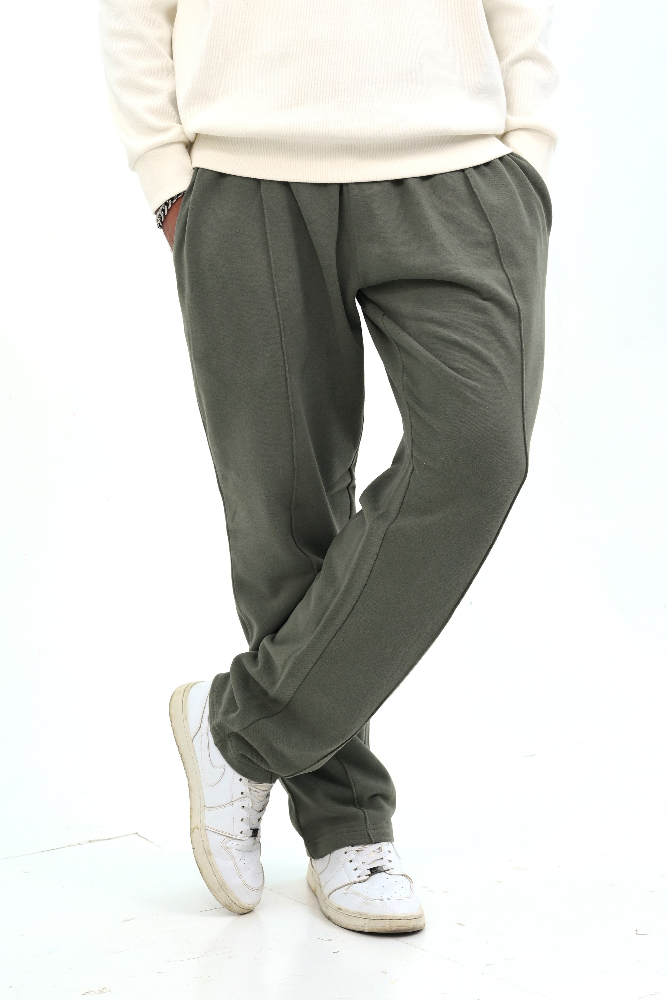 Loose Fit Pintuck Trousers