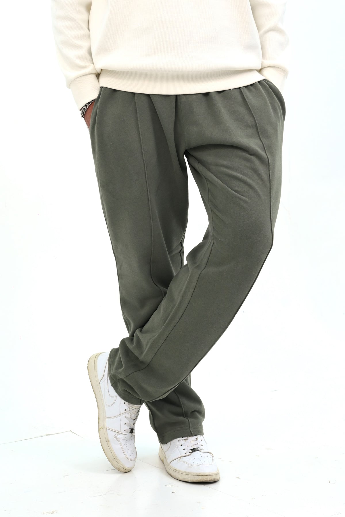 Loose Fit Pintuck Trousers