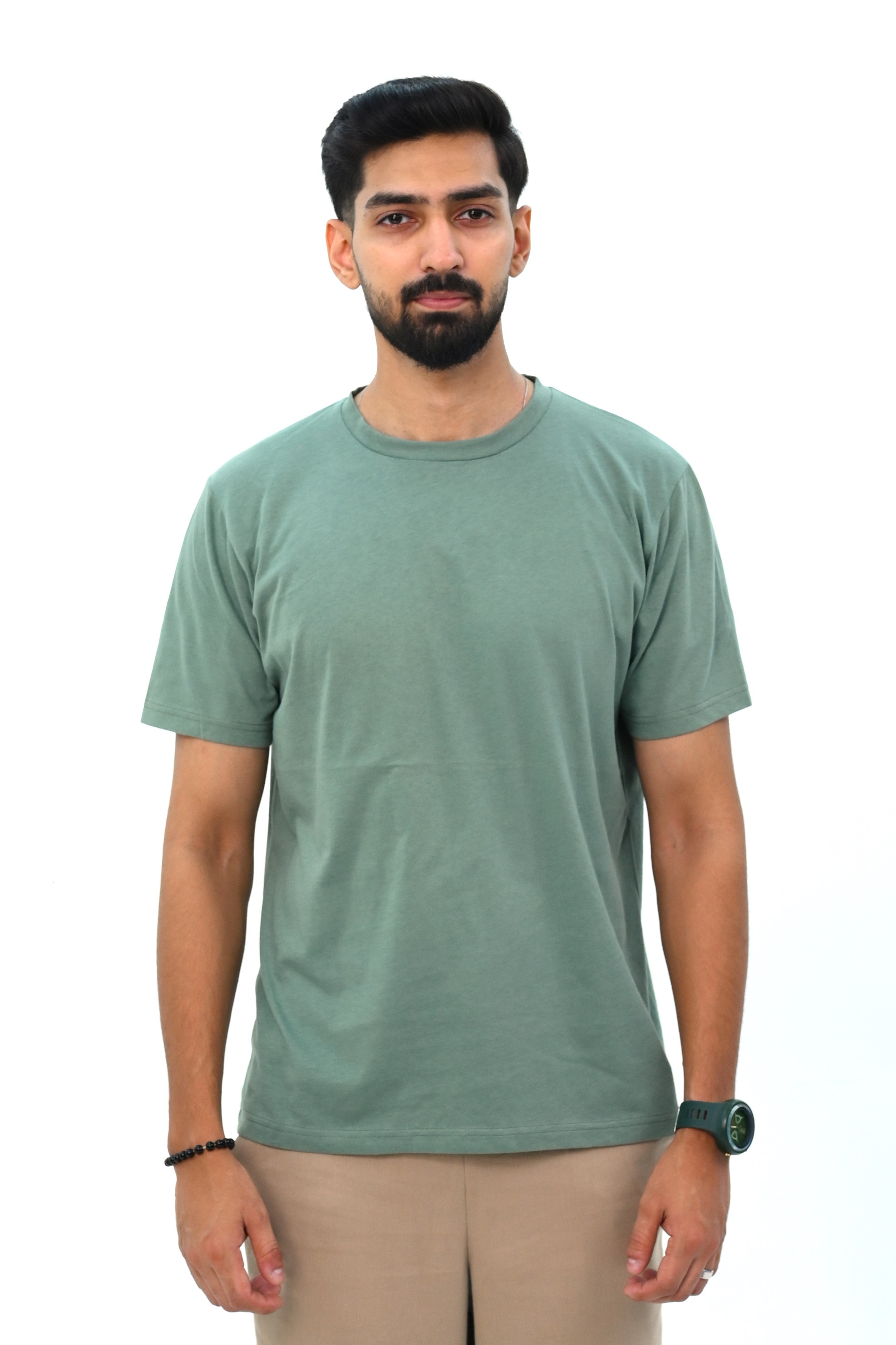 Basic Fit T-Shirt with Back Panel Detail