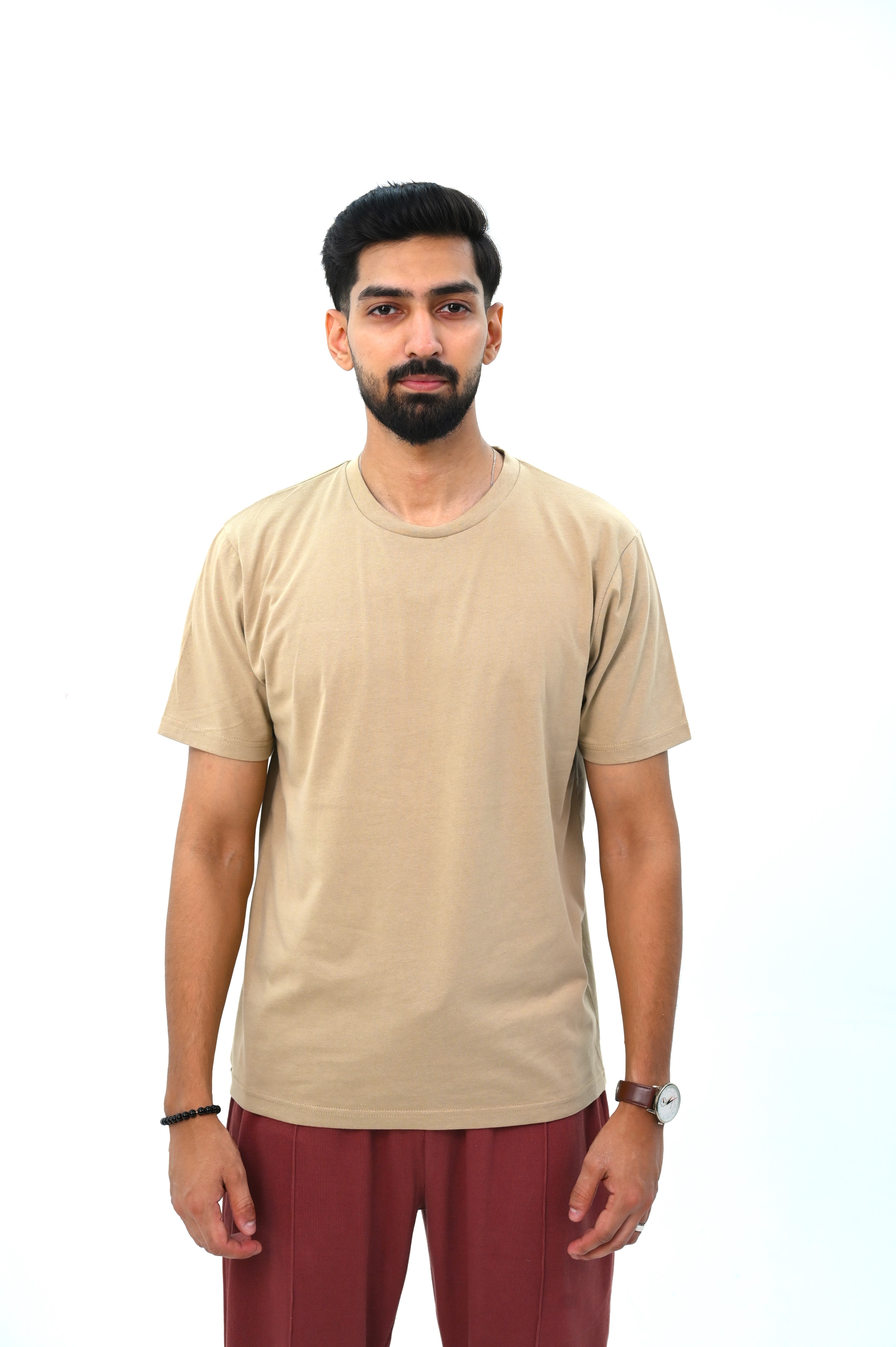 Basic Fit T-Shirt with Back Panel Detail