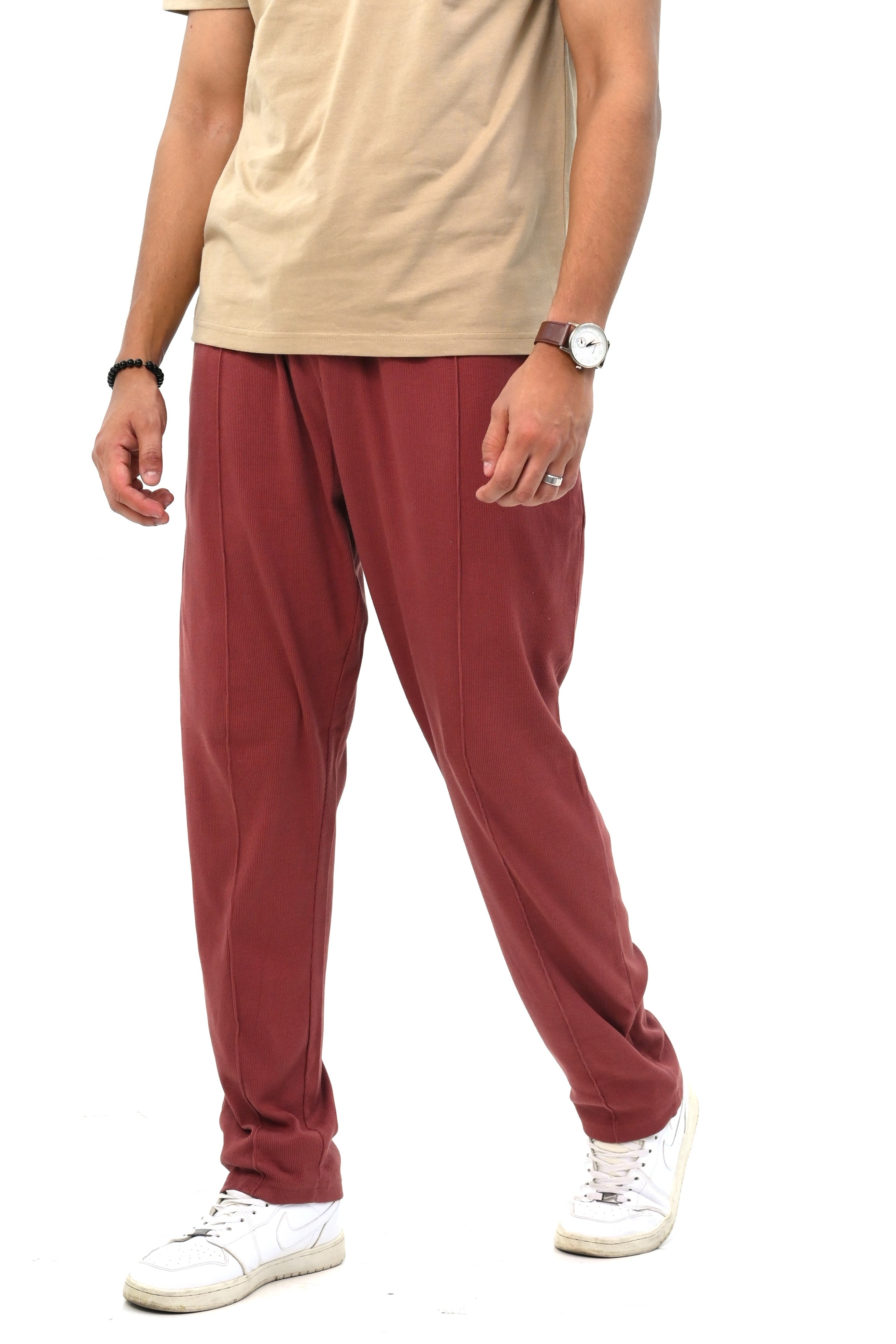 Loose Fit Pintuck Trousers