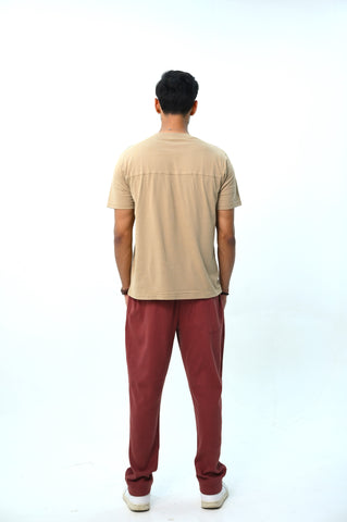 Basic Fit T-Shirt with Back Panel Detail